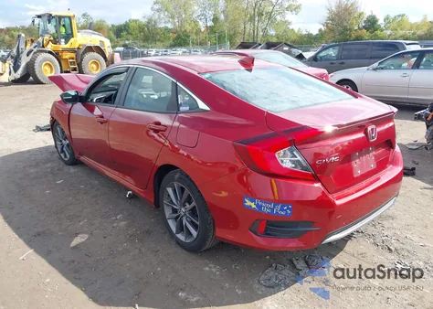 2020 Honda Civic Ex z USA, uszkodzony, nr VIN 19XFC1F38LE020632